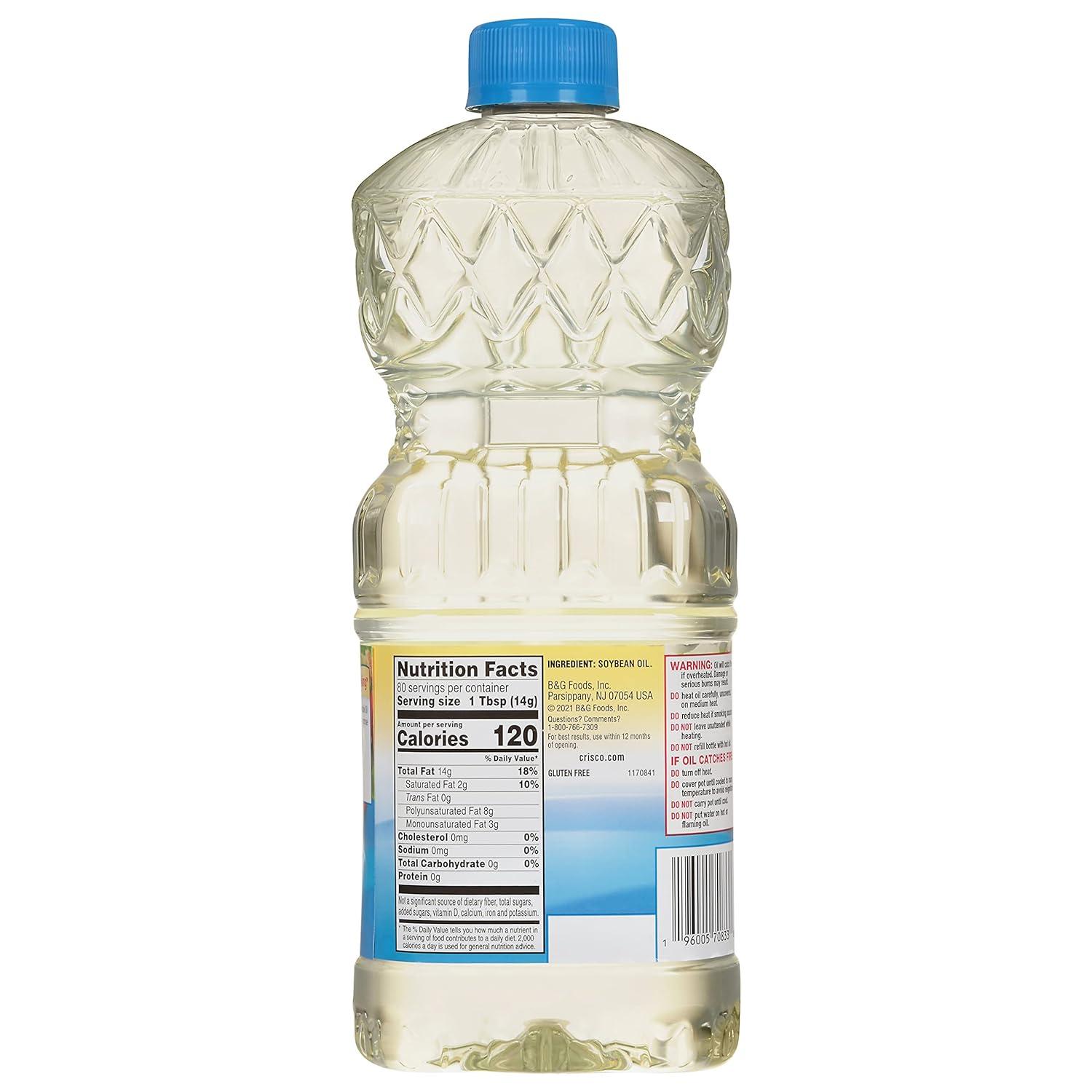 image:imageCrisco Pure Vegetable Oil 40 Fluid Ounce40 Fluid Ounce Pack of 2
