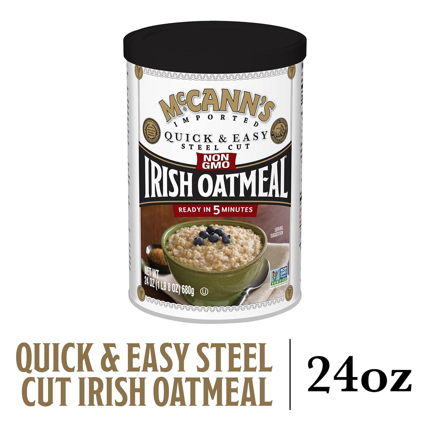 image:imageMcCanns Irish Oatmeal Quick Cooking Rolled Oats 16 OunceQuick Easy