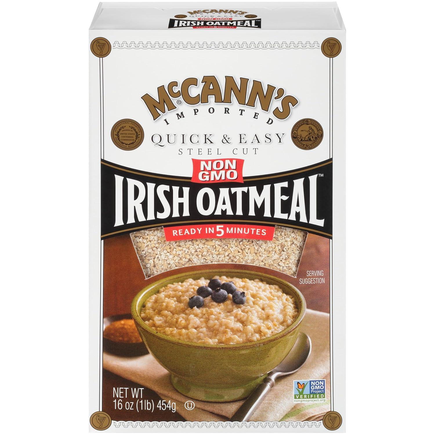 image:imageMcCanns Irish Oatmeal Quick Cooking Rolled Oats 16 OunceQuick Easy