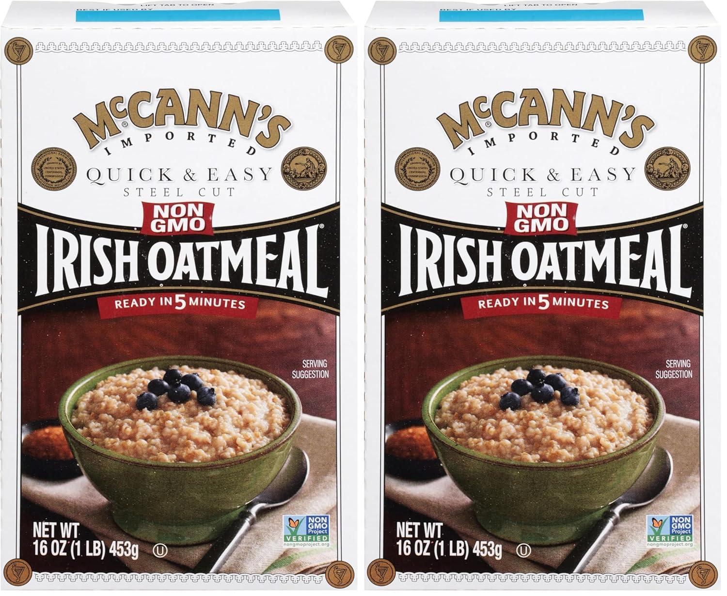 image:imageMcCanns Irish Oatmeal Quick Cooking Rolled Oats 16 OunceQuick Easy