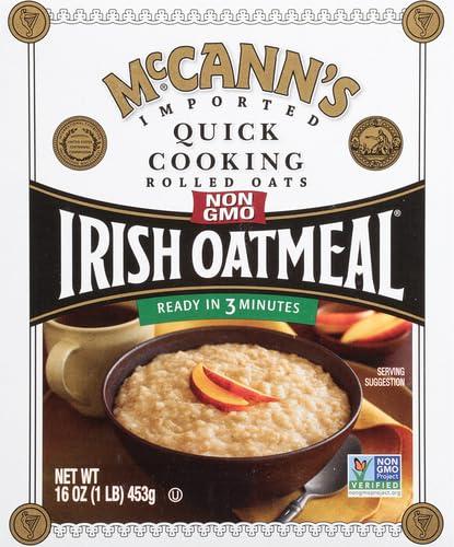 image:imageMcCanns Irish Oatmeal Quick Cooking Rolled Oats 16 OunceRolled