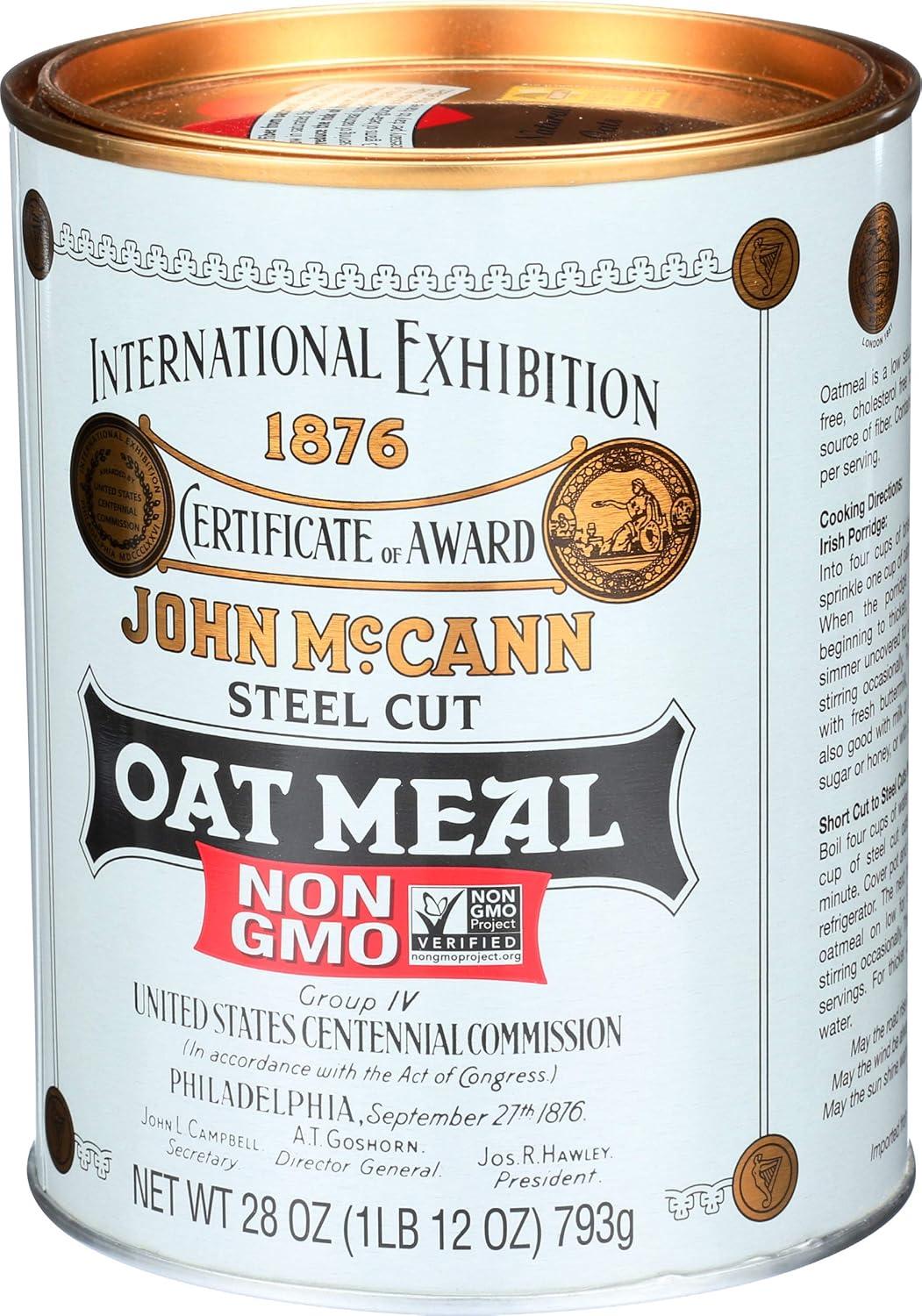 image:imageMcCanns Irish Oatmeal Quick Cooking Rolled Oats 16 OunceTin