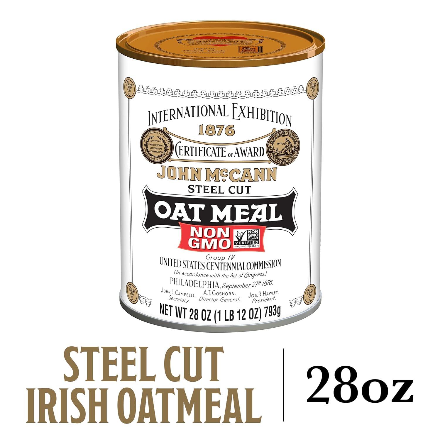 image:imageMcCanns Irish Oatmeal Quick Cooking Rolled Oats 16 OunceTin