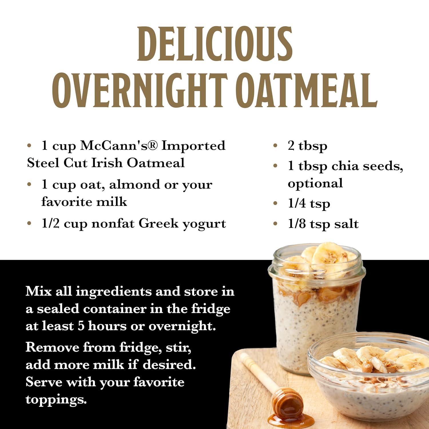 image:imageMcCanns Irish Oatmeal Quick Cooking Rolled Oats 16 OunceTin