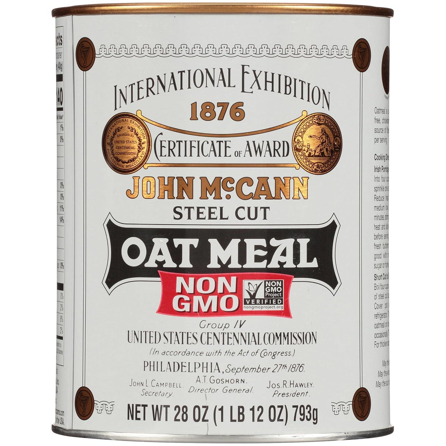 image:imageMcCanns Irish Oatmeal Quick Cooking Rolled Oats 16 OunceTin