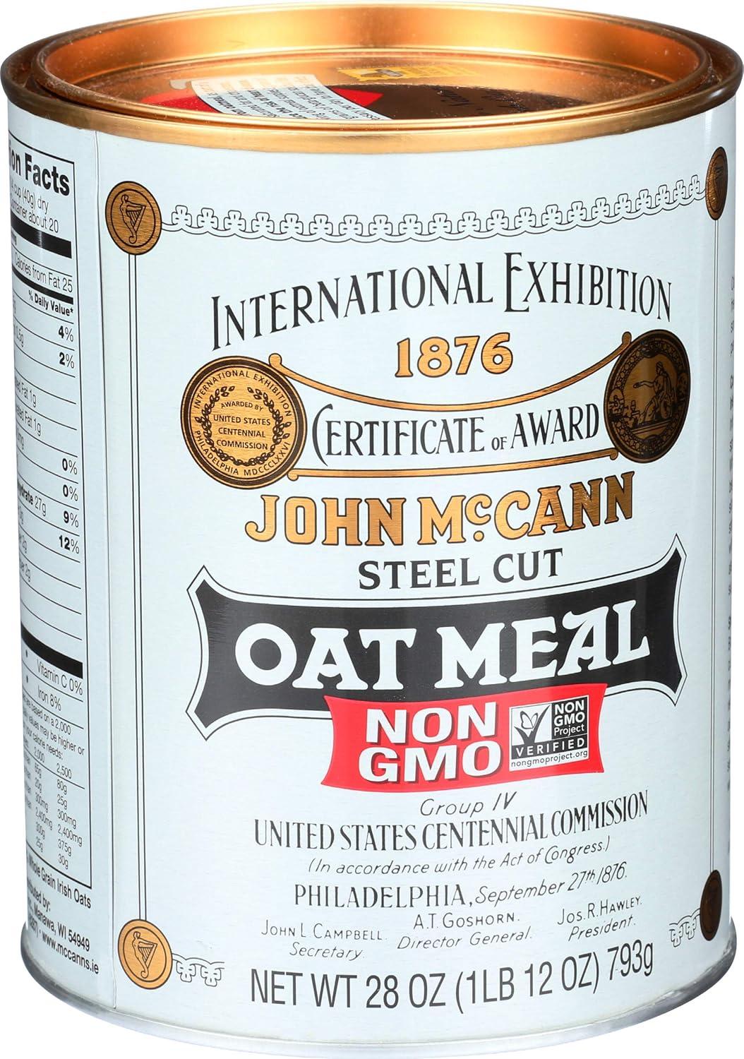 image:imageMcCanns Irish Oatmeal Quick Cooking Rolled Oats 16 OunceTin