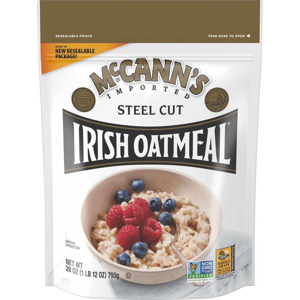 image:imageMcCanns Irish Oatmeal Quick Cooking Rolled Oats 16 OunceBag