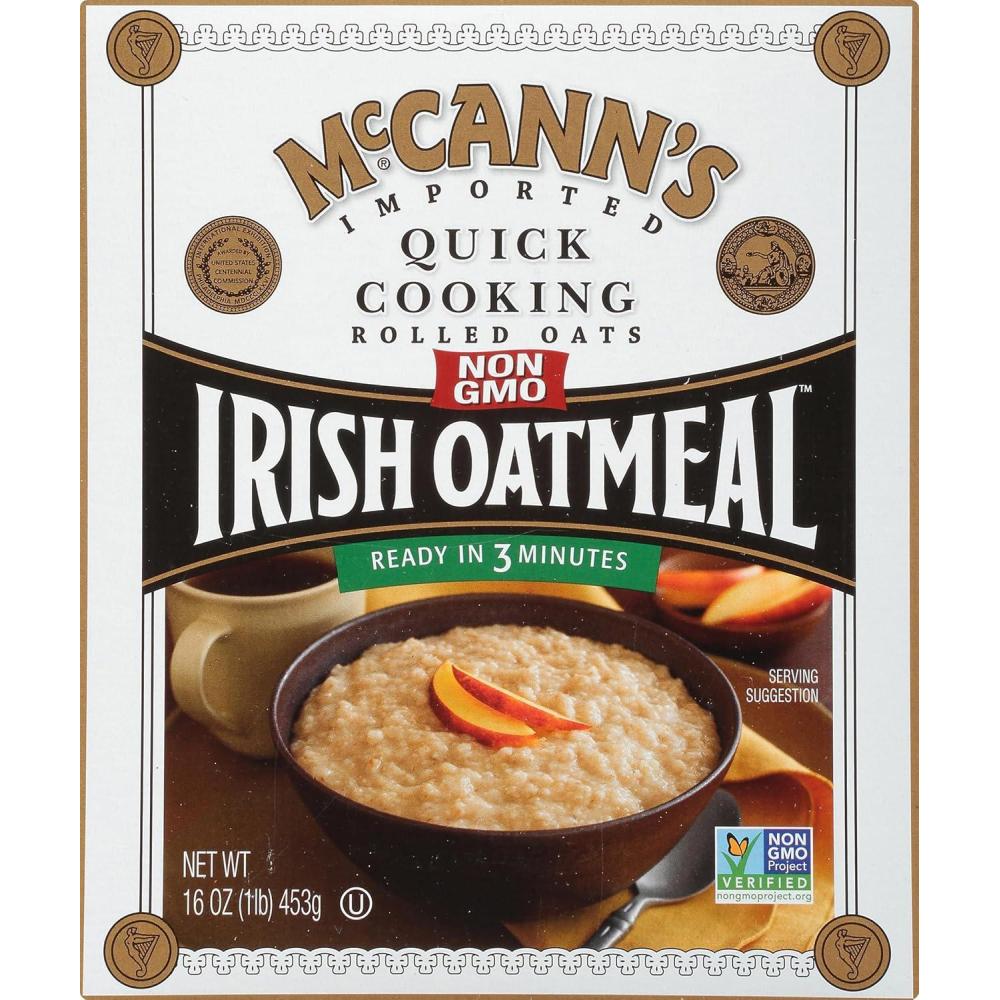 image:imageMcCanns Irish Oatmeal Quick Cooking Rolled Oats 16 OunceRolled