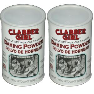 Clabber Girl Double Acting Baking Powder, 8.1 Ounce(22 Ounce (Pack of 2))