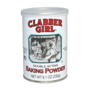 Clabber Girl Double Acting Baking Powder, 8.1 Ounce(8.1 Ounce (Pack of 12))