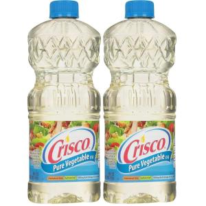 Crisco Pure Vegetable Oil, 40 Fluid Ounce(40 Fluid Ounce (Pack of 2))