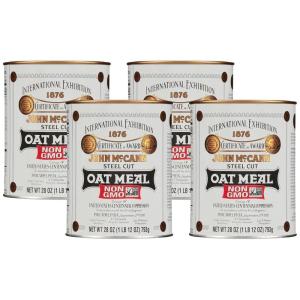 McCann’s Irish Oatmeal, Quick Cooking Rolled Oats, 16 Ounce(Tin)