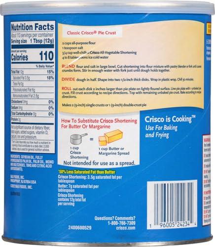image:imageCrisco AllVegetable Shortening 48 Ounce48 Oz Pack of 2