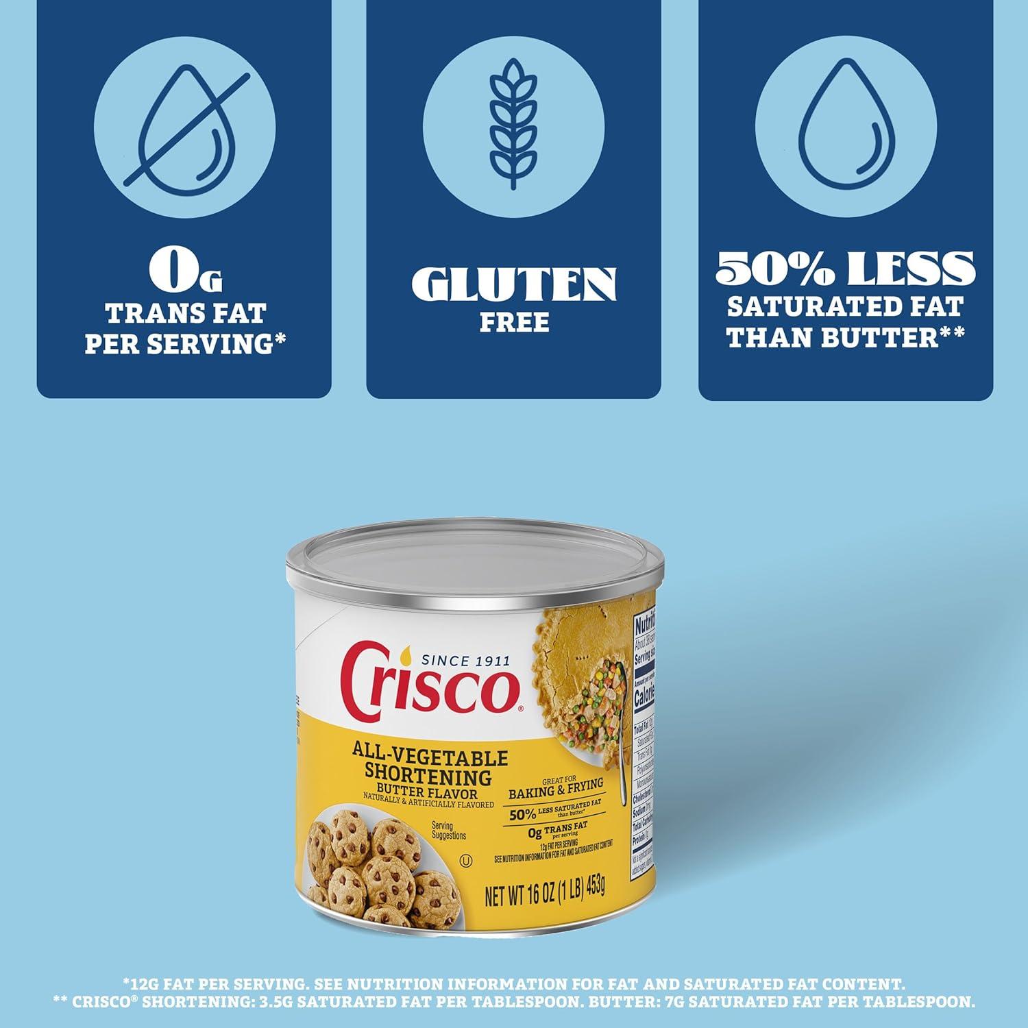 image:imageCrisco Butter Flavor AllVegetable Shortening 16 Ounce