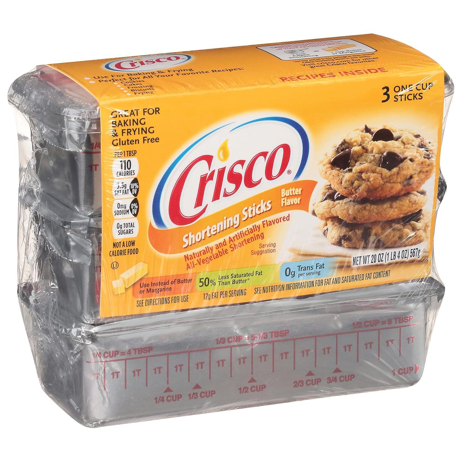 image:imageCrisco Butter Flavor AllVegetable Shortening Sticks 20 Ounce 3 Sticks20 ounces Pack of 2