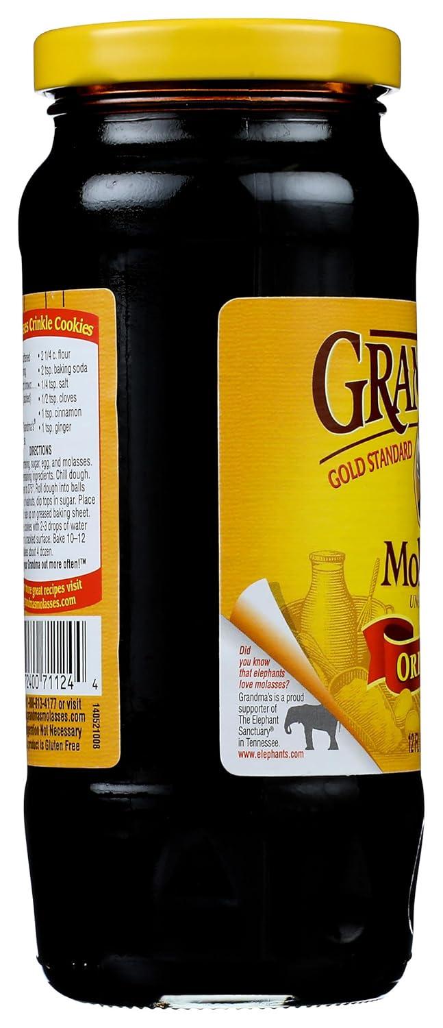 image:imageGRANDMAS Molasses Unsulphered 12 FZ115 Ounce Pack of 1