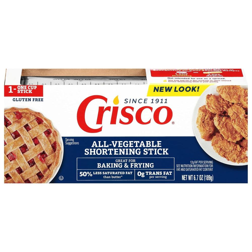 image:imageCrisco AllVegetable Shortening Sticks 67 Ounce153 cm