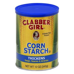 Clabber Girl Gluten-Free Corn Starch, 6.5 Ounce(12 Ounce (Pack of 12))