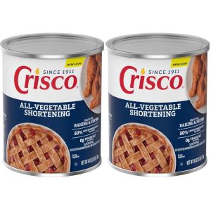 Crisco All-Vegetable Shortening, 48 Ounce(48 Oz (Pack of 2))