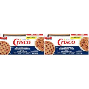 Crisco All-Vegetable Shortening Sticks, 6.7 Ounce(15.3 cm (Pack of 2))