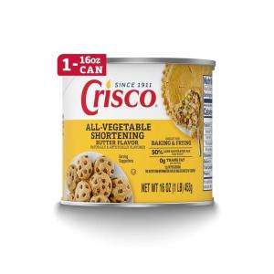 Crisco Butter Flavor All-Vegetable Shortening, 16 Ounce