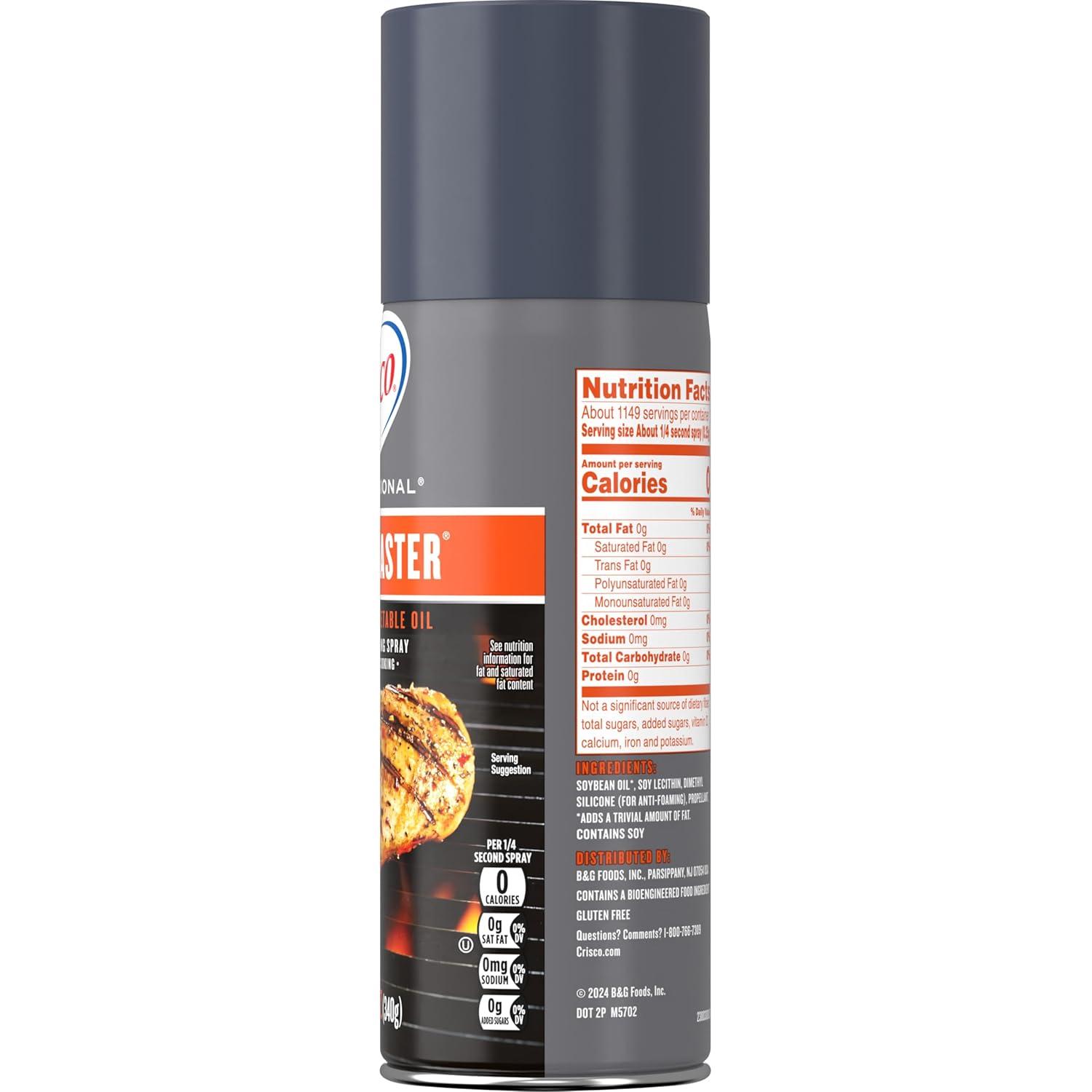 image:imageCrisco Professional NoStick Cooking Spray Grill Master 12 OunceUnflavored