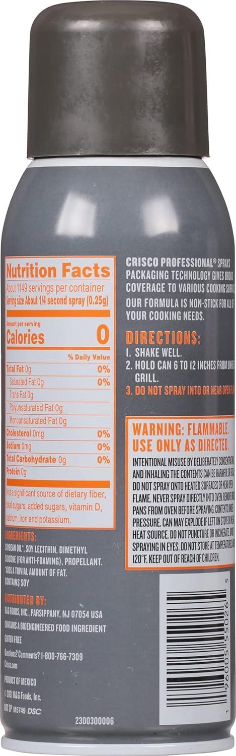 image:imageCrisco Professional NoStick Cooking Spray Grill Master 12 OunceUnflavored