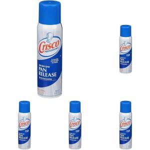 Crisco Professional No-Stick Cooking Spray, Cooking Pro, 17 Ounce(17 Ounce (Pack of 5))