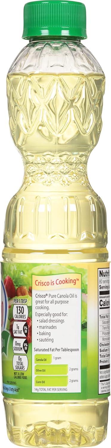 image:imageCrisco Pure Canola Oil 40 Fluid Ounce