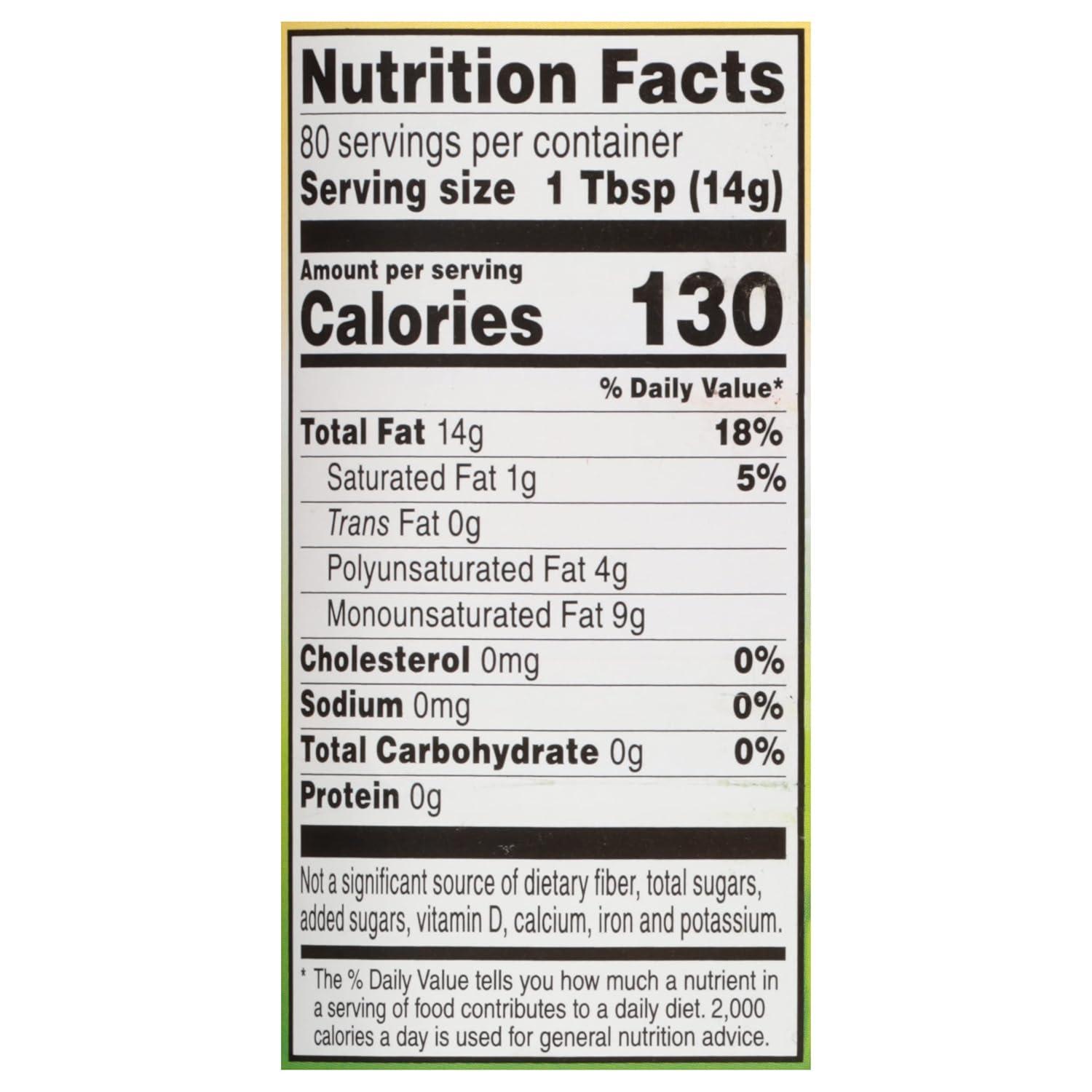 image:imageCrisco Pure Canola Oil 40 Fluid Ounce