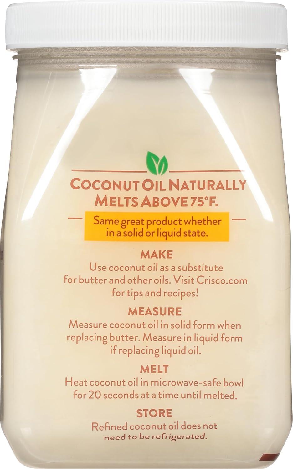 image:imageCrisco Refined Organic Coconut Oil 27 Ounces