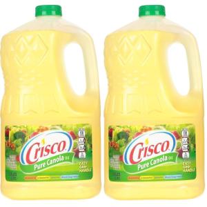 Crisco Pure Canola Oil, 1 Gallon(1 Gallon (Pack of 2))